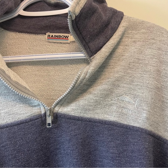 Grey zipper crew neck - Picture 2 of 2